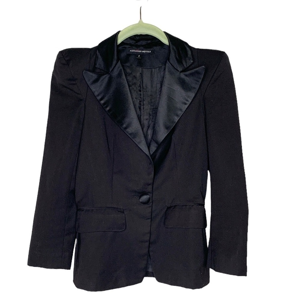 Alexander McQueen Power Shoulder Blazer